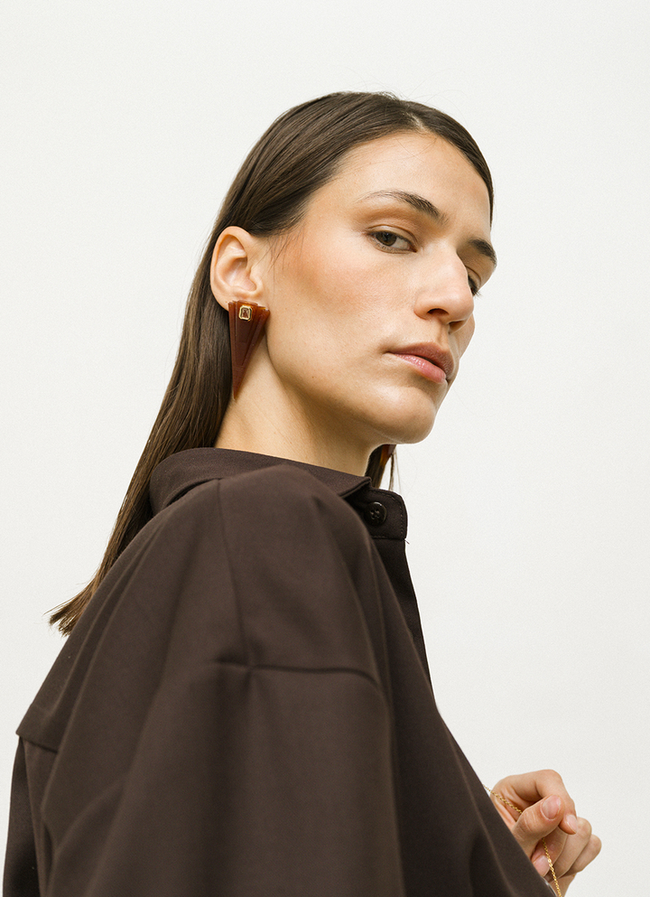 JVxTH  - L BORDEAUX EARRINGS