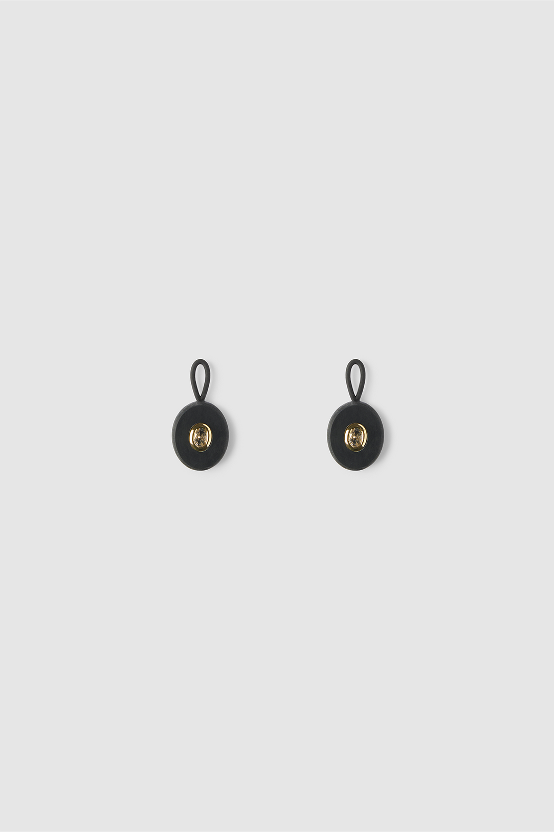LIQUORICE - M EARRINGS + PENDANT