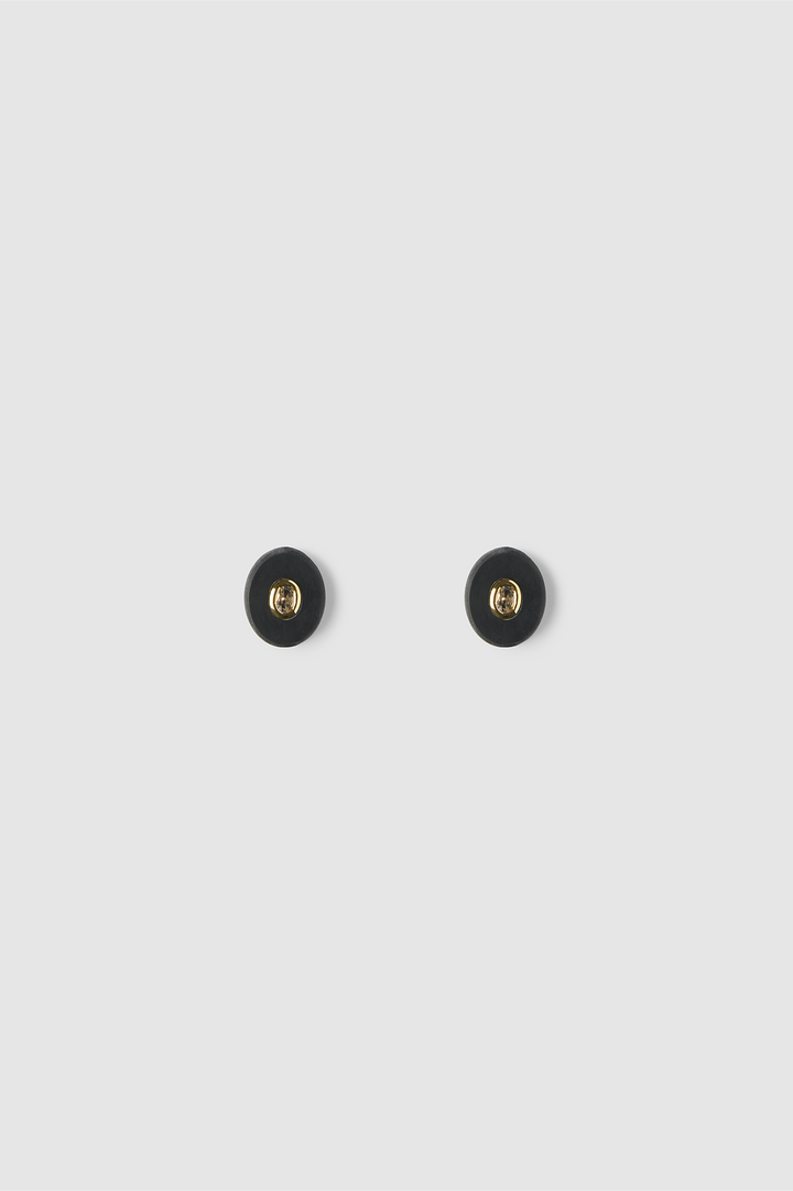 LIQUORICE - M EARRINGS + PENDANT