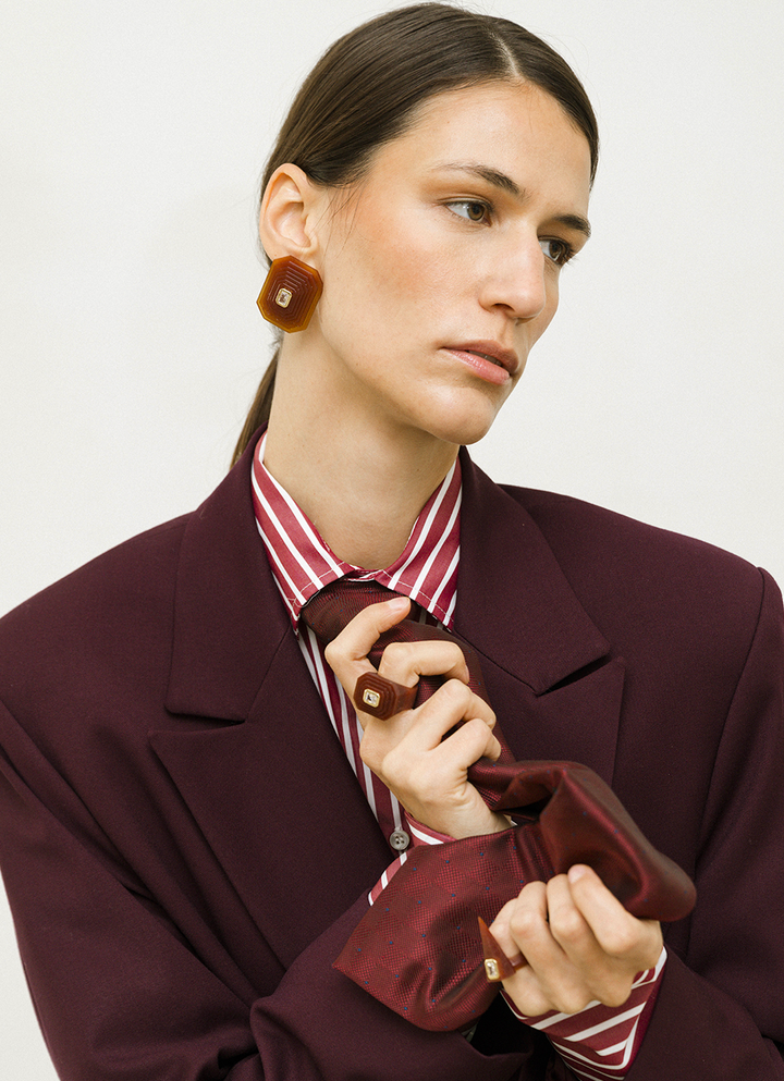 OTTAGONO - M EARRINGS