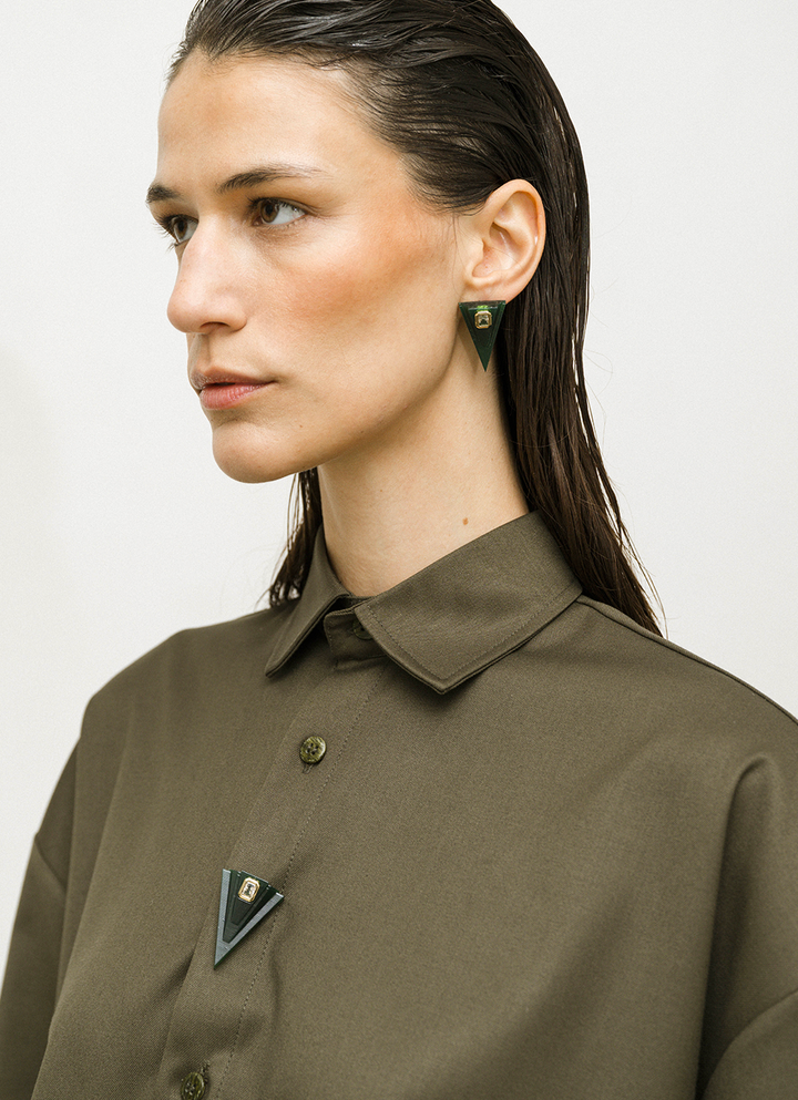 JVxTH - S GREEN EARRINGS