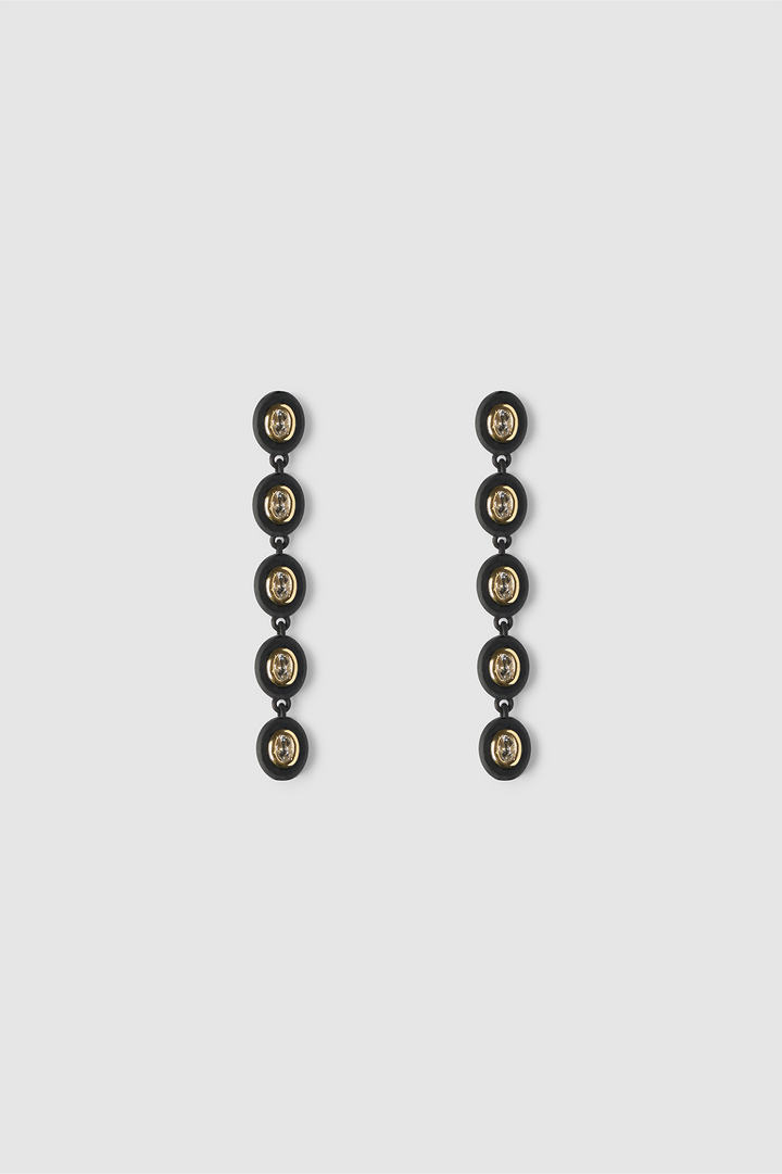LIQUORICE - L EARRINGS