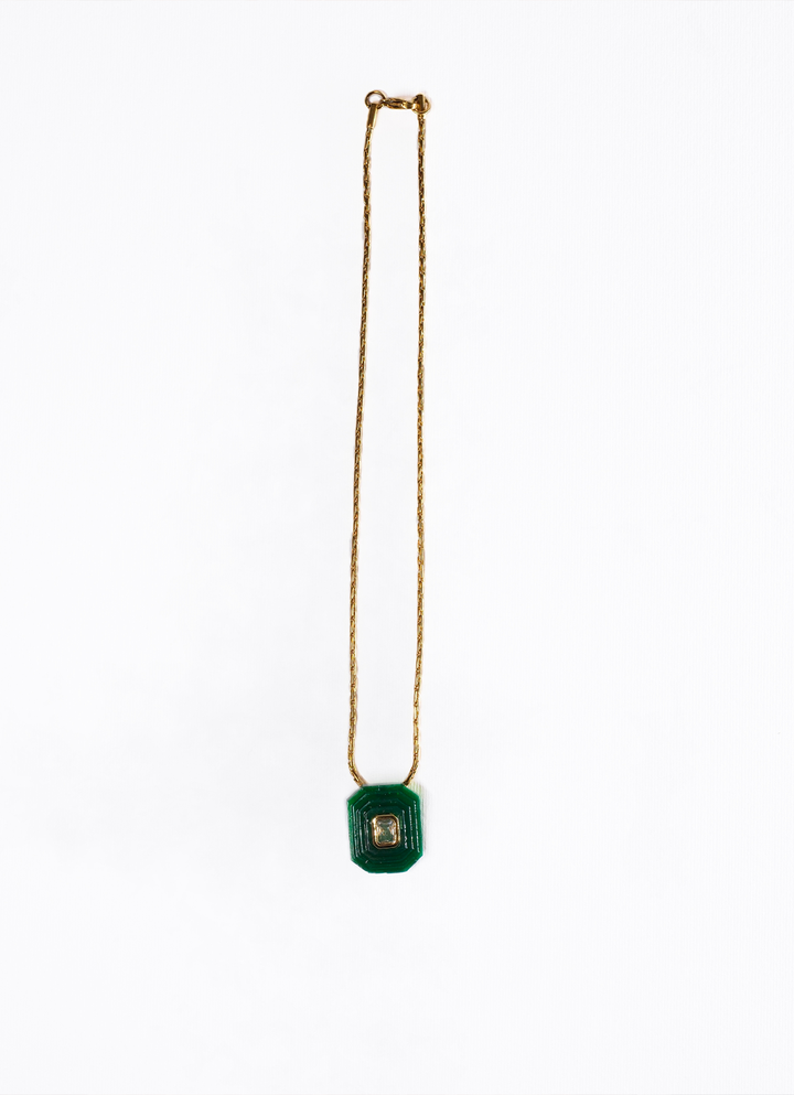 OTTAGONO - GREEN NECKLACE
