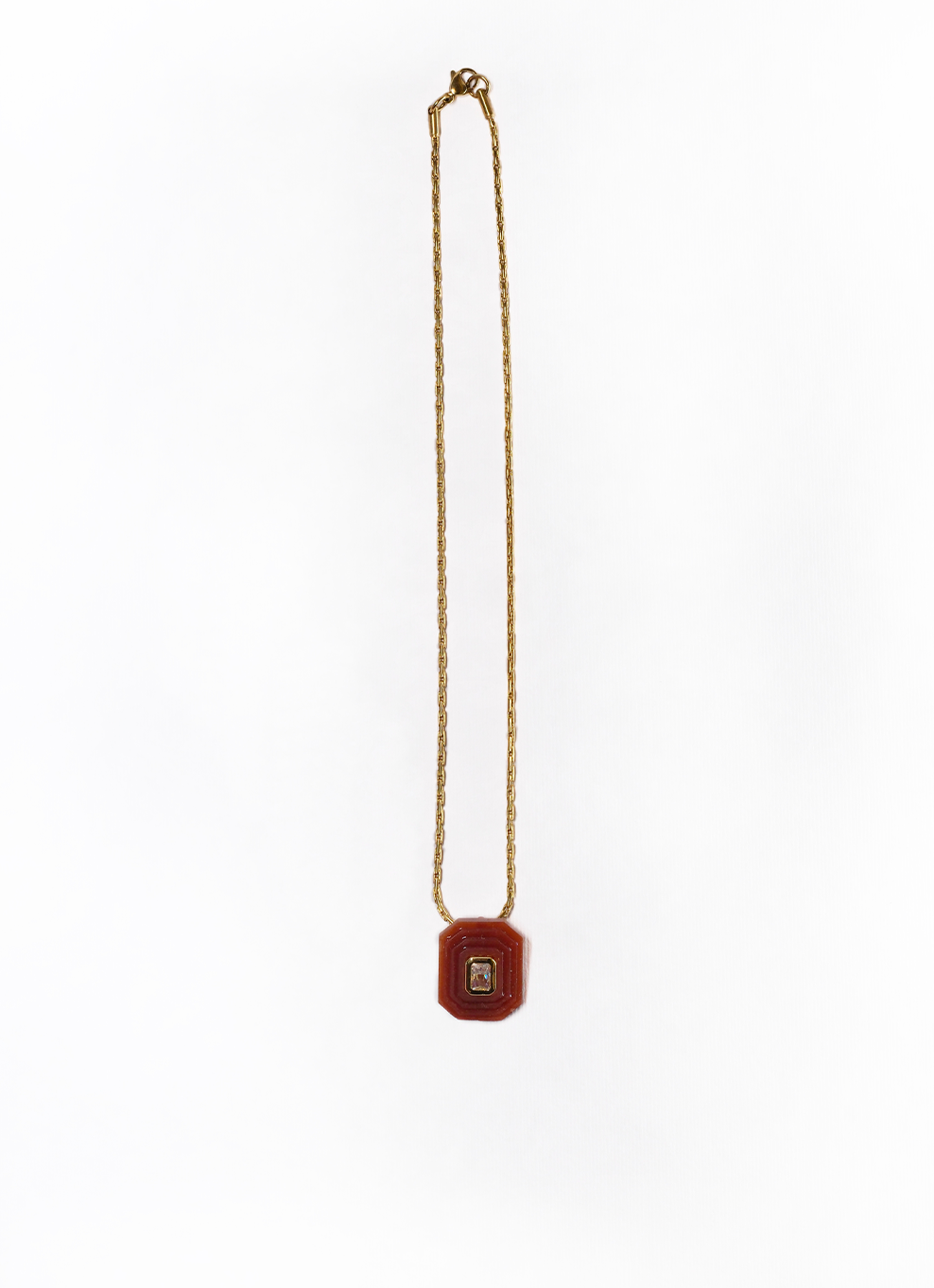 OTTAGONO - BORDEAUX NECKLACE