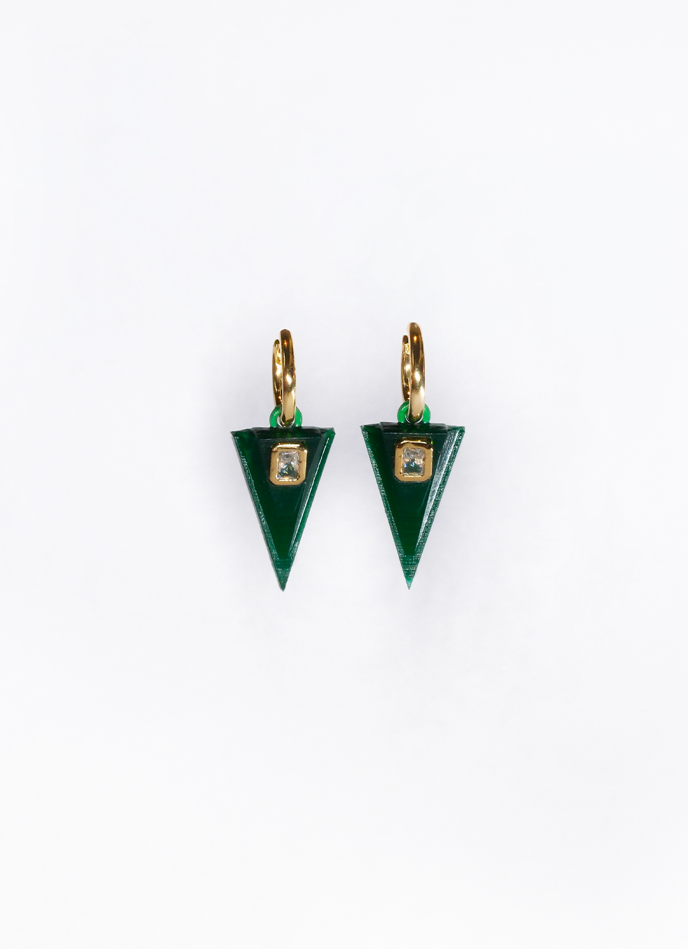 JVxTH - GREEN EARRINGS