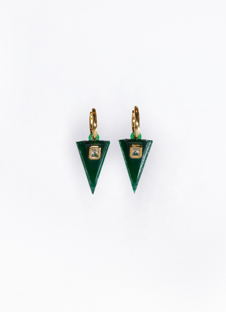 JVxTH - GREEN EARRINGS