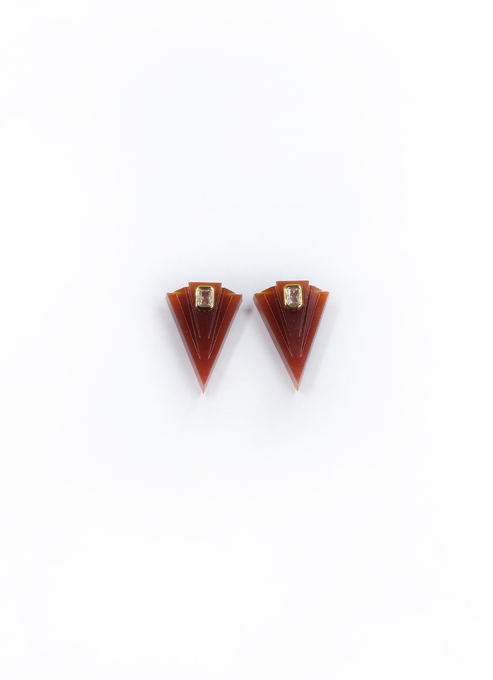JVxTH - M BORDEAUX EARRINGS