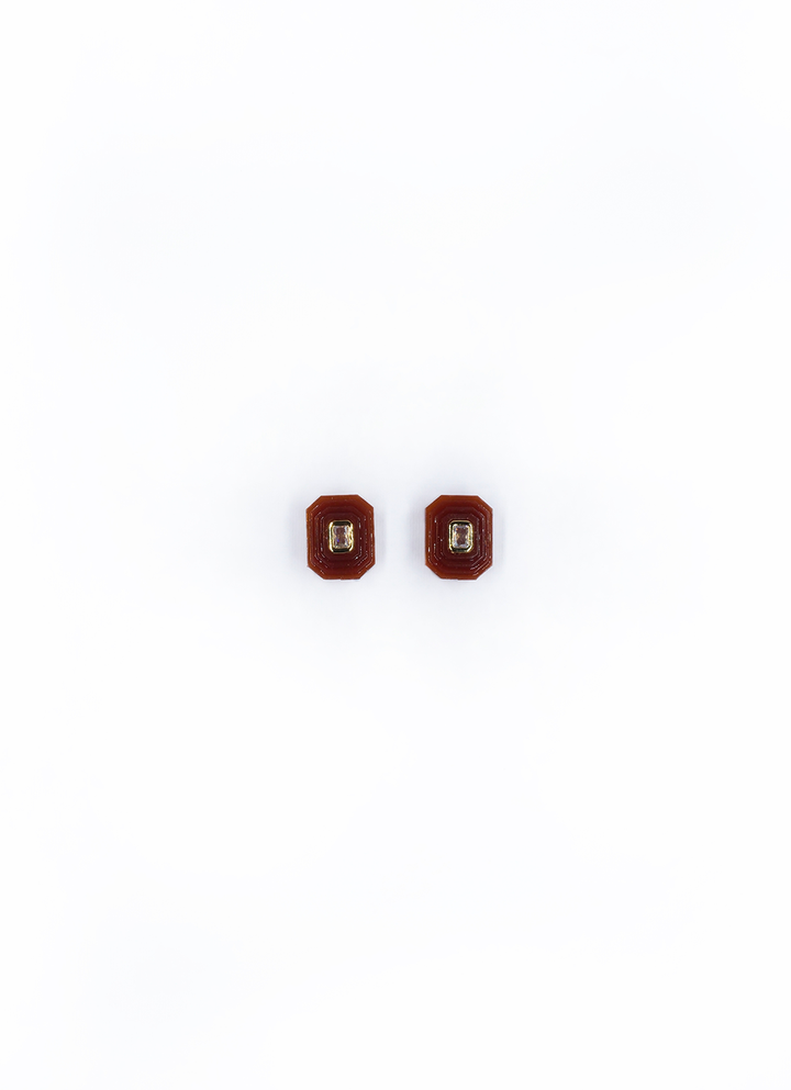 OTTAGONO S - BORDEAUX EARRINGS