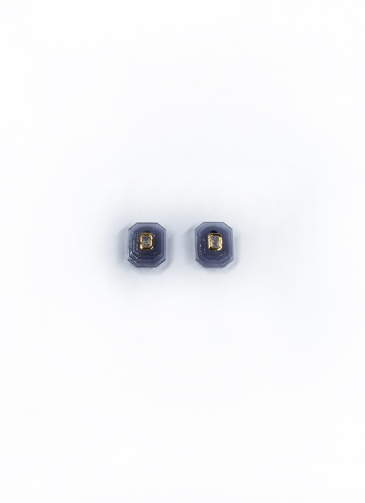 OTTAGONO S - SMOKY EARRINGS