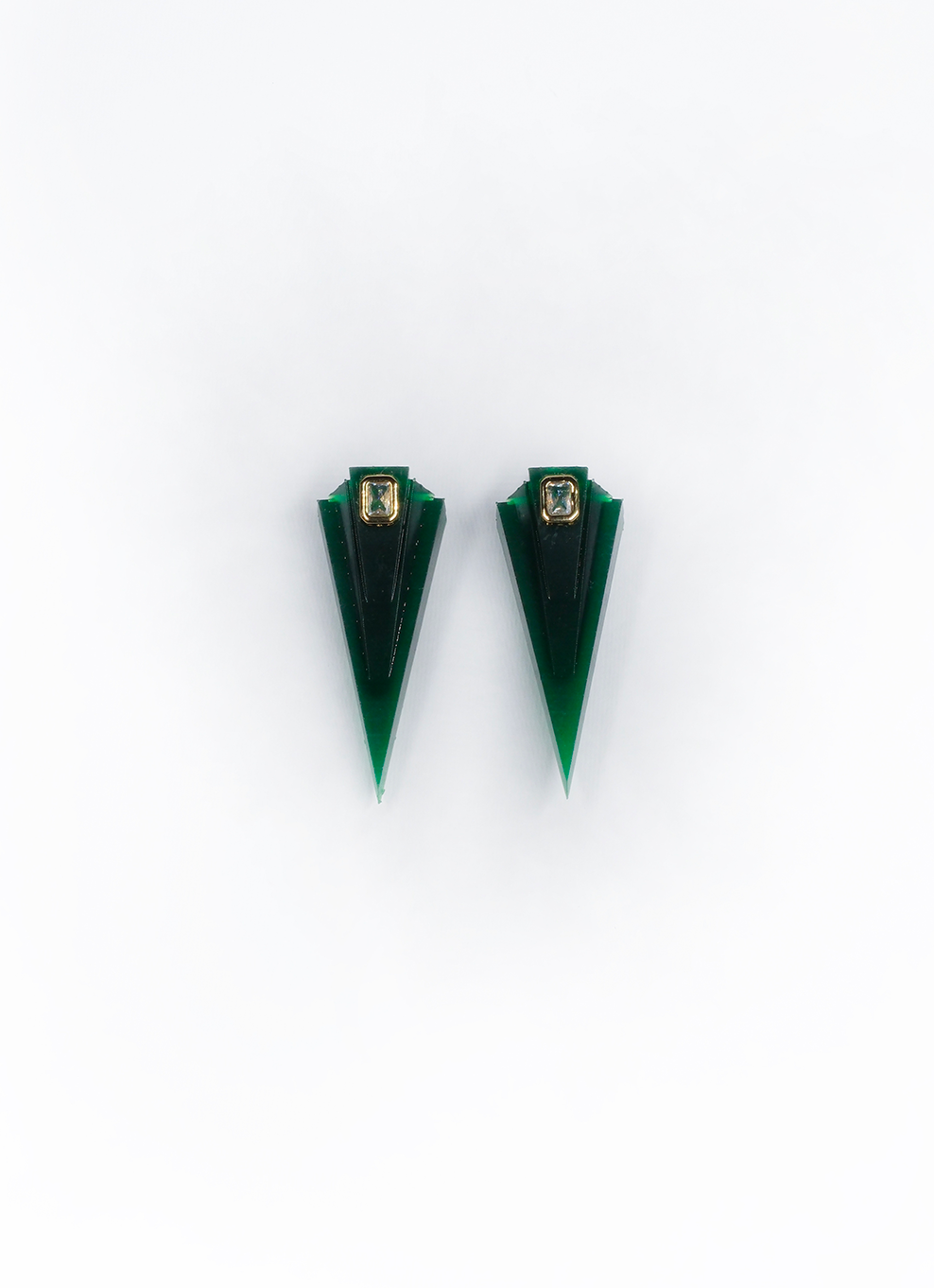 JVxTH - L GREEN EARRINGS