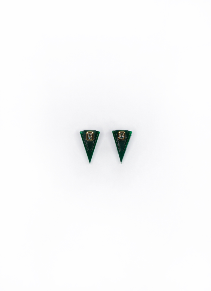 JVxTH - S GREEN EARRINGS