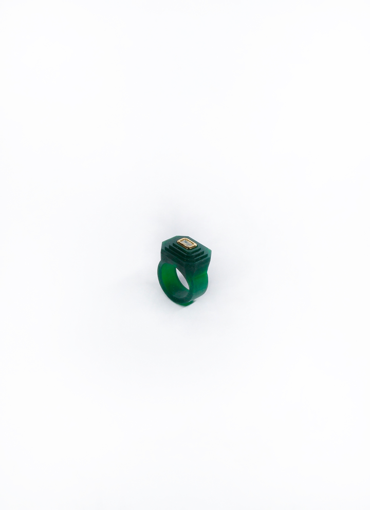 OTTAGONO - GREEN RING