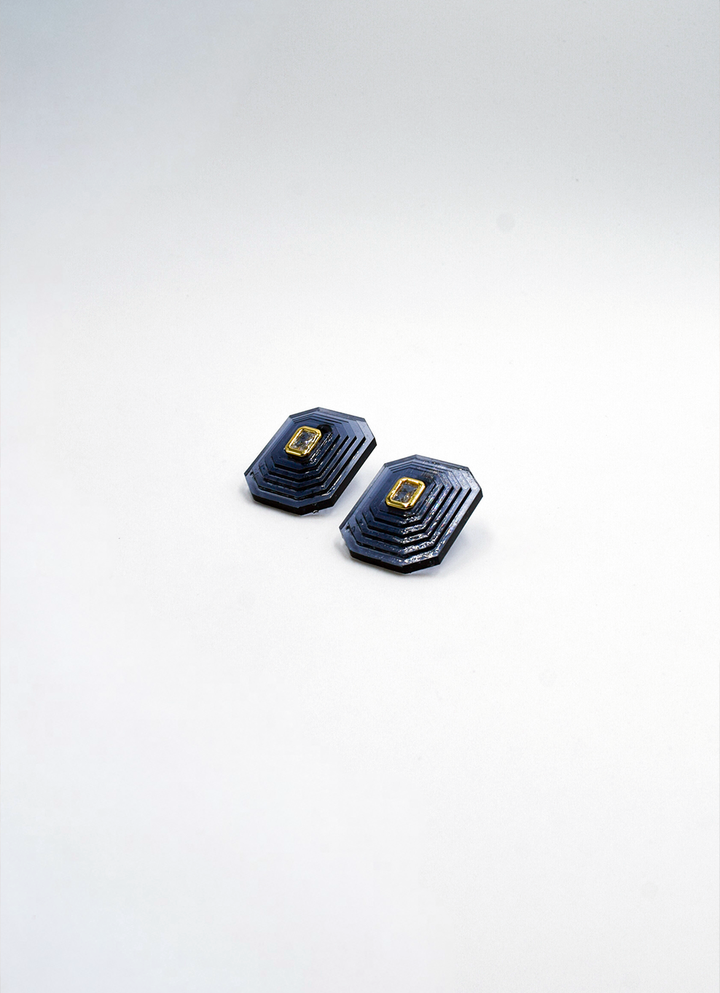 OTTAGONO M - SMOKY EARRINGS