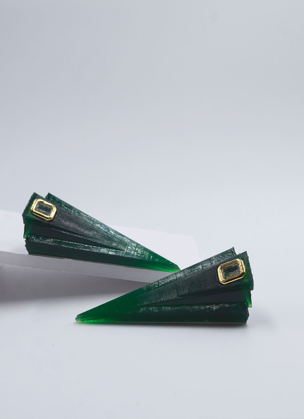 JVxTH - L GREEN EARRINGS