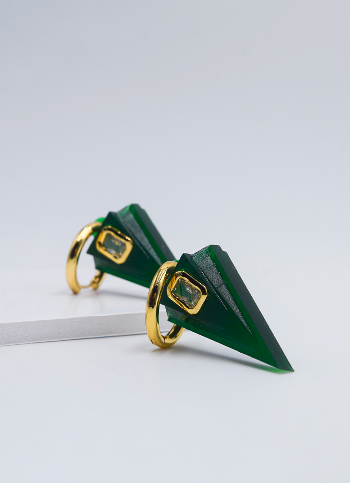 JVxTH - GREEN EARRINGS