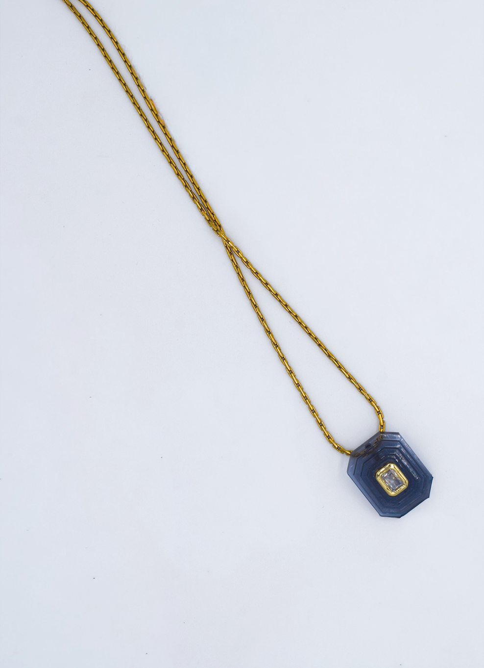 OTTAGONO - SMOKY NECKLACE