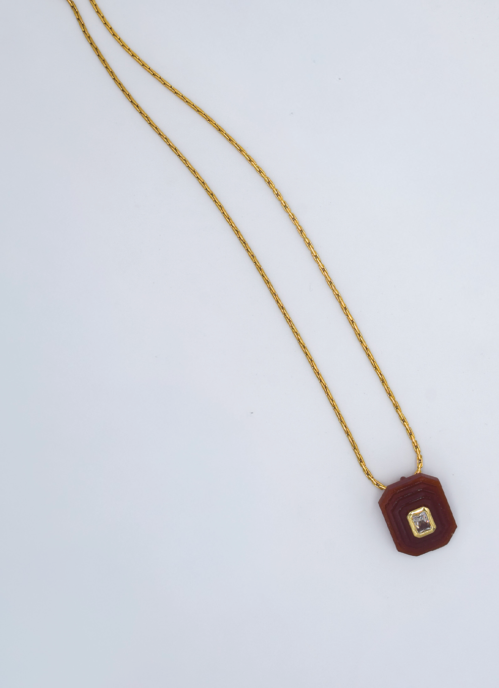 OTTAGONO - BORDEAUX NECKLACE