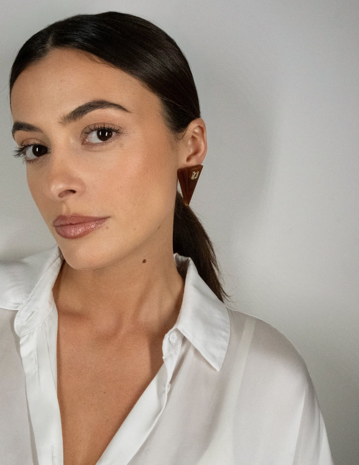 JVxTH - M BORDEAUX EARRINGS