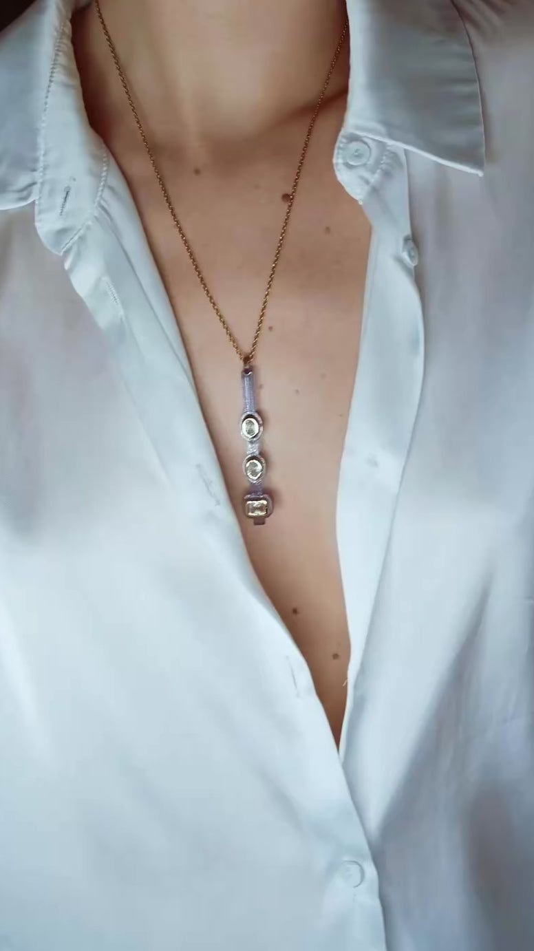 JVxTH - SMOKY BAR NECKLACE